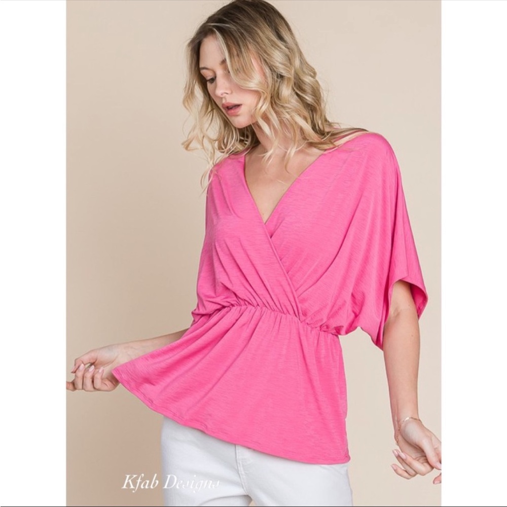 KFab Designs V-Neck Wrap Front Tunic